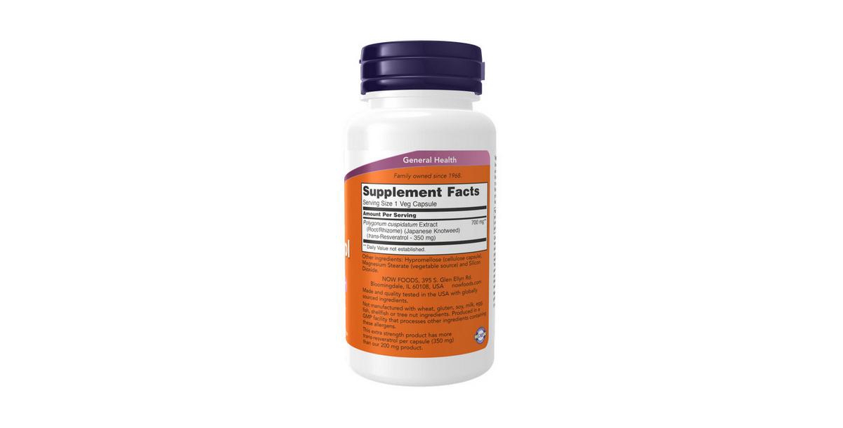 Now Foods Resveratrol ,350 mg ,60 Veg Caps