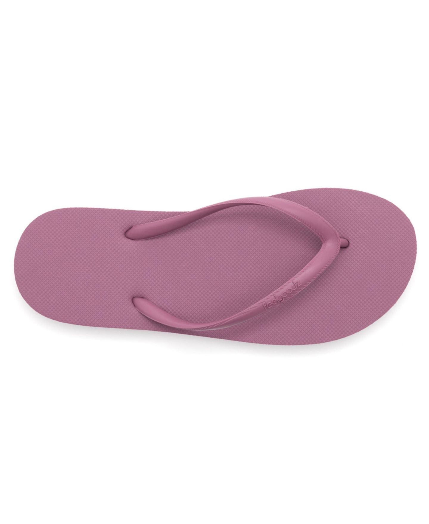 Женские сандалии Feelgoodz Slimz Core Premium Rubber Flip-Flop Thong, цвет: Яркий фиолетовый — фото 4