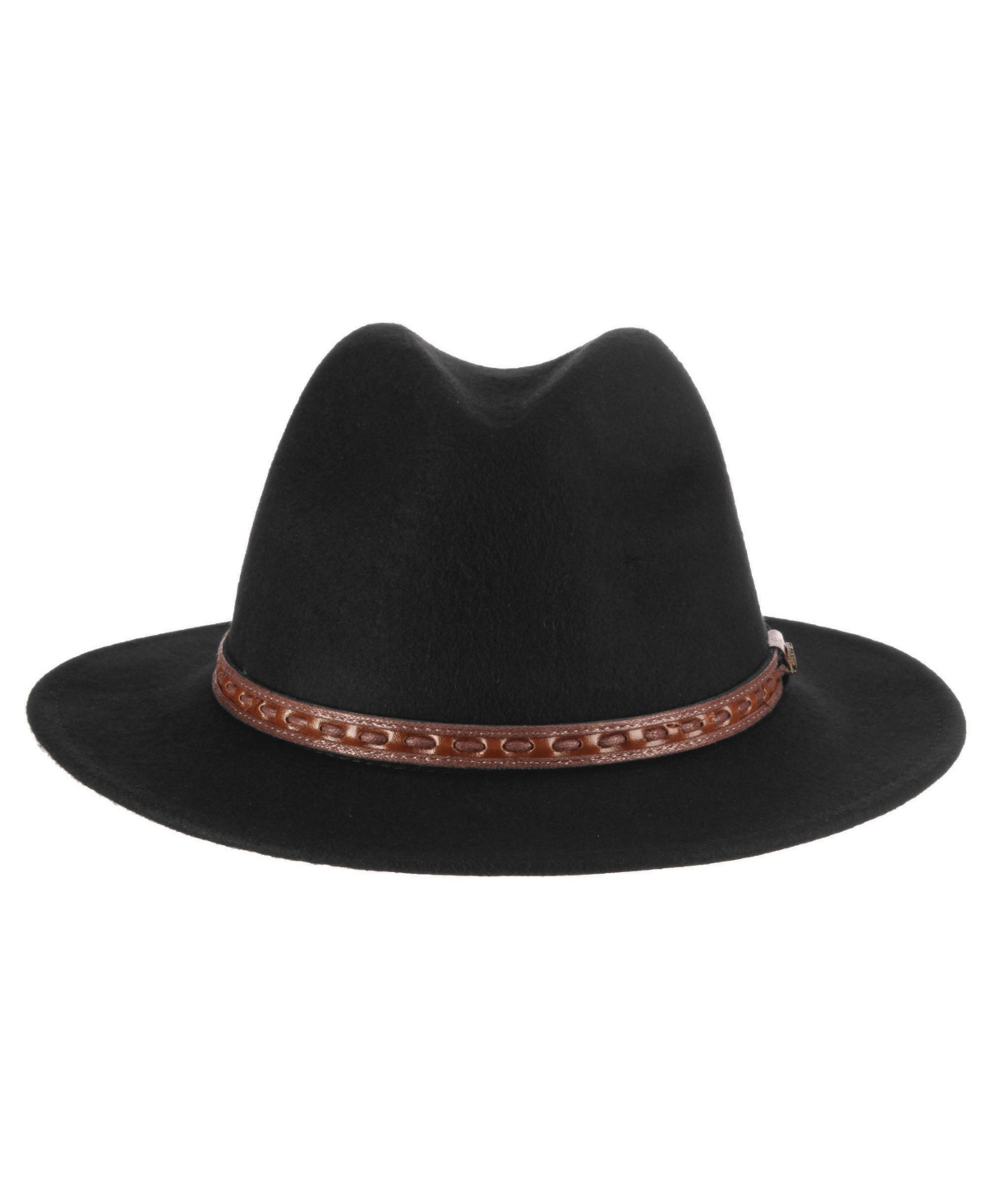 Scala Men's Crush Felt Safari Hat In Black