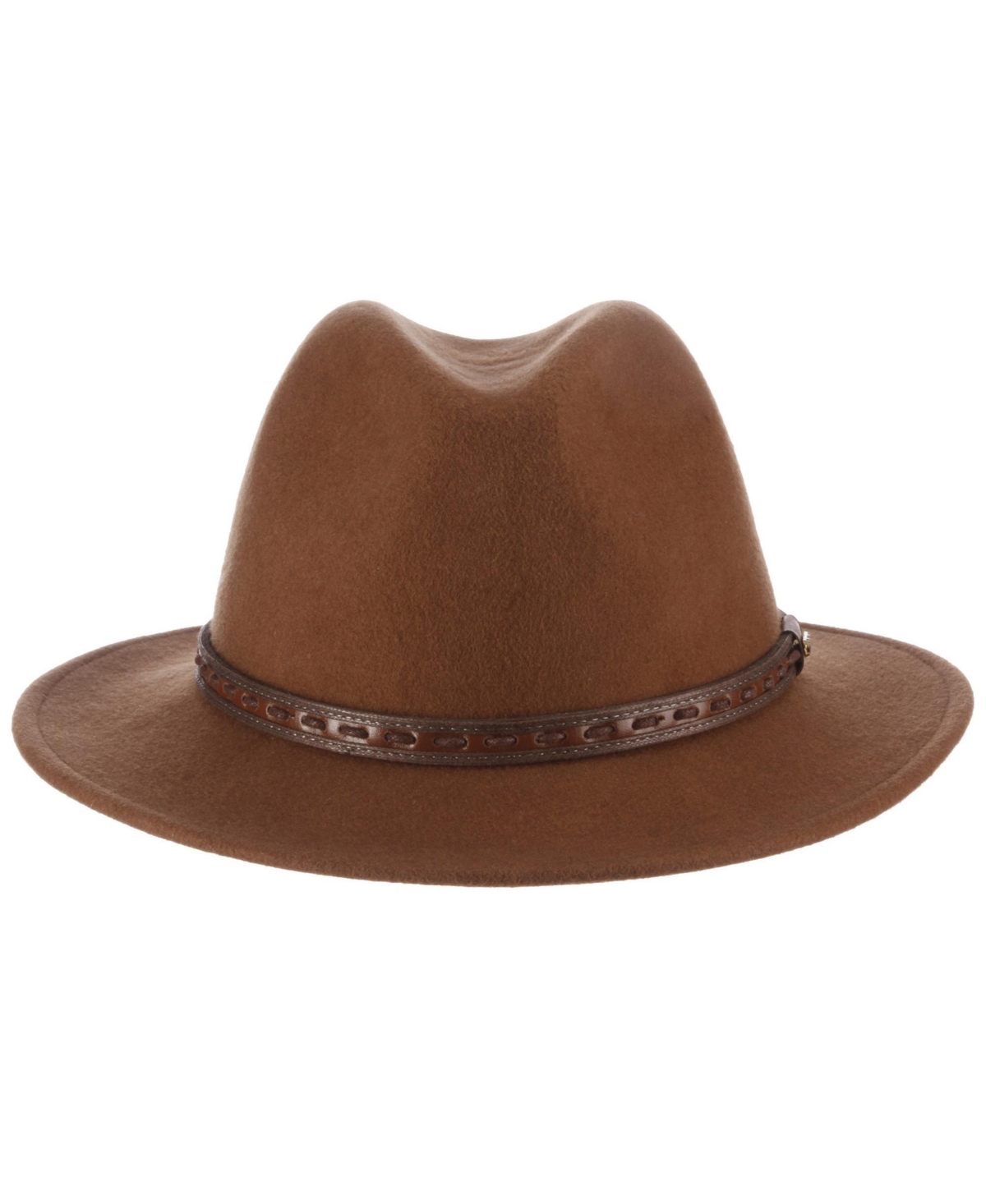 Scala Men's Crush Felt Safari Hat In Brown