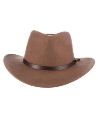 Men's Crushable Felt Outback Hat