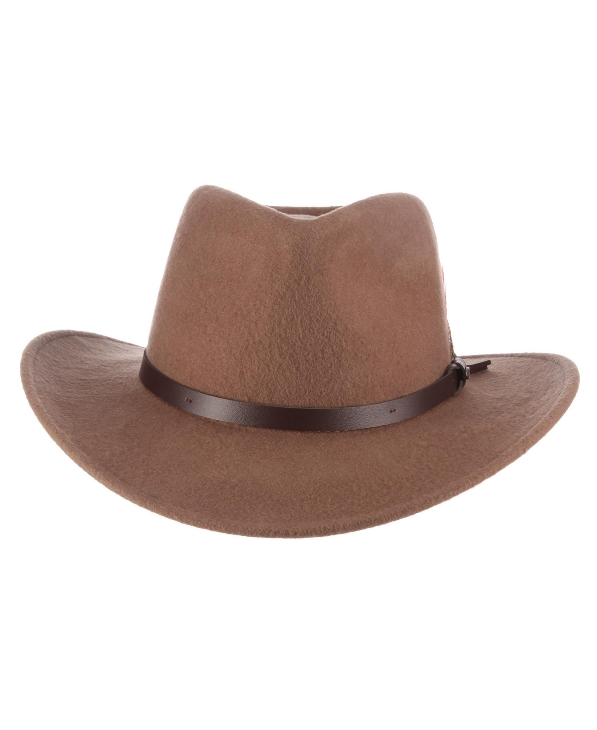 Scala Men's Crushable Felt Outback Hat In Brown