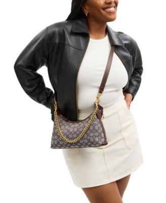 Juliet Small Signature Jacquard Shoulder Bag 25