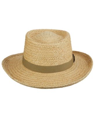 Men's Raffia Gambler Hat