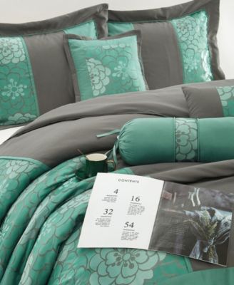 Sibyl Jacquard 7-Pc. Comforter Set, Queen