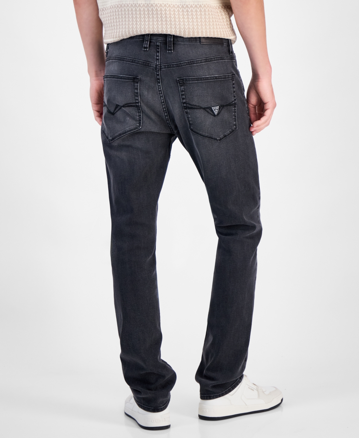 Guess Men's Davis Slim Straight Jeans In Blue
