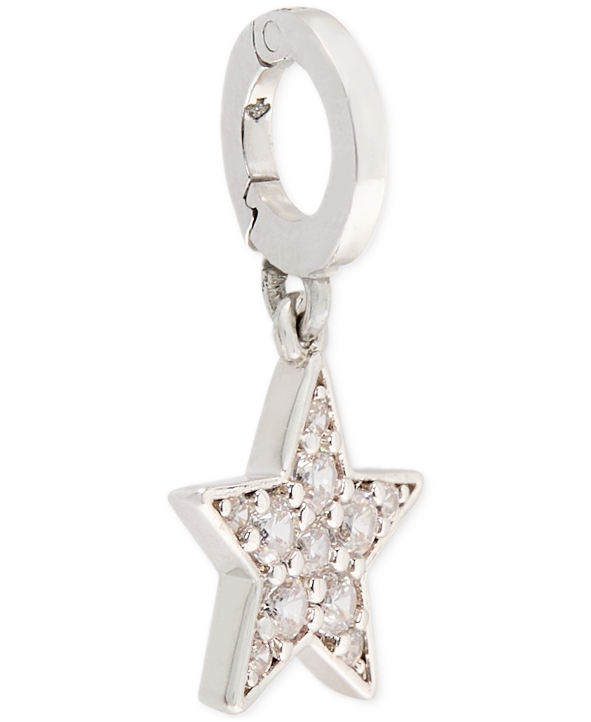 Kate Spade Cubic Zirconia Silver-tone One In A Million Star Charm In White