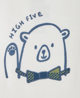 Baby Boys Mix and Match Long-Sleeve Bear Graphic T-Shirt, Macy’s Exclusive