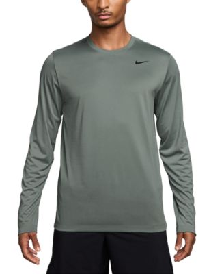 Men's Relaxed-Fit Long-Sleeve Fitness T-Shirt