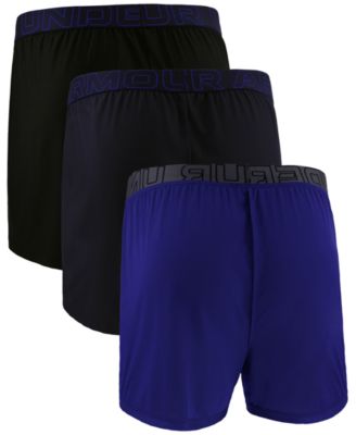 Men's 3-Pk. Solid Performance Tech Mesh 6" Boxers