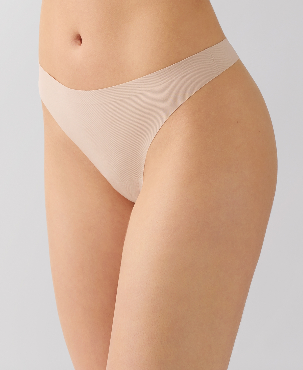 B.tempt'd By Wacoal Women's B.wowd Modern Thong Underwear 976287 In Neutral
