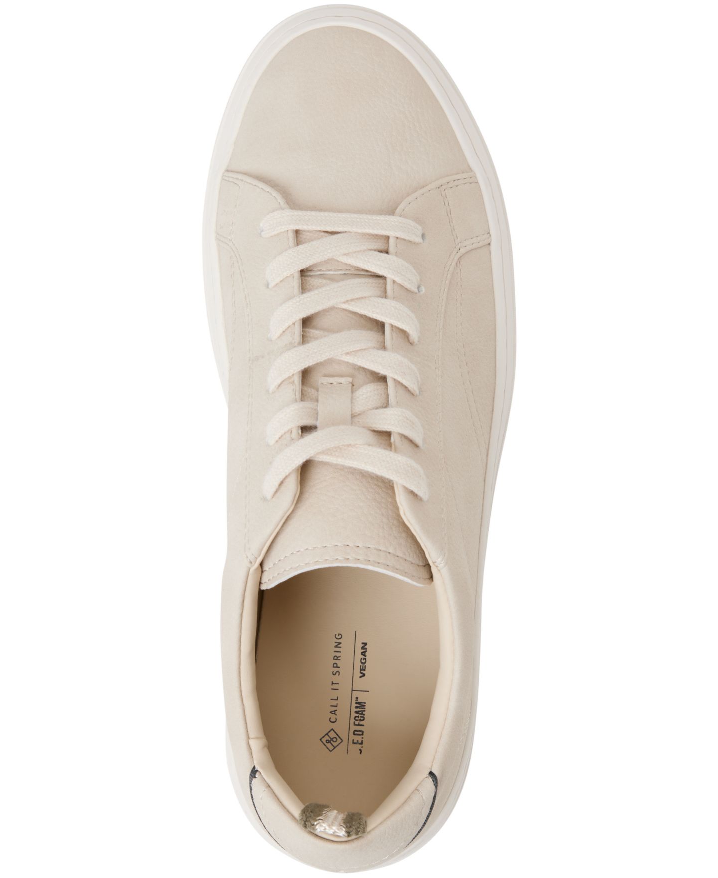 Обувь Call It Spring Men's Taser Lace Up, цвет: Кремовый — фото 4