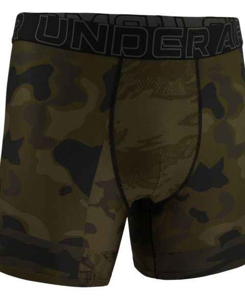 Трусы-боксеры Tech для мужчин, сетка — Under Armour, цвет: Зелёный
