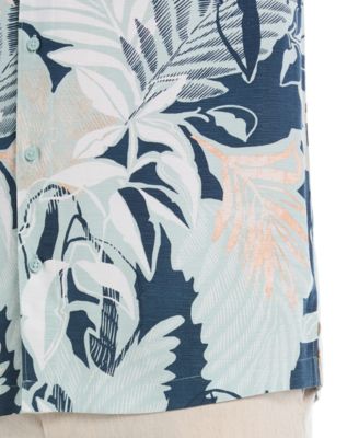 Men's Big & Tall Tropical-Print Shirt