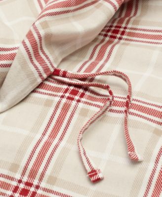 Crimson Plaid Flannel 3-Pc. Comforter Set, King, Macy's Exclusive