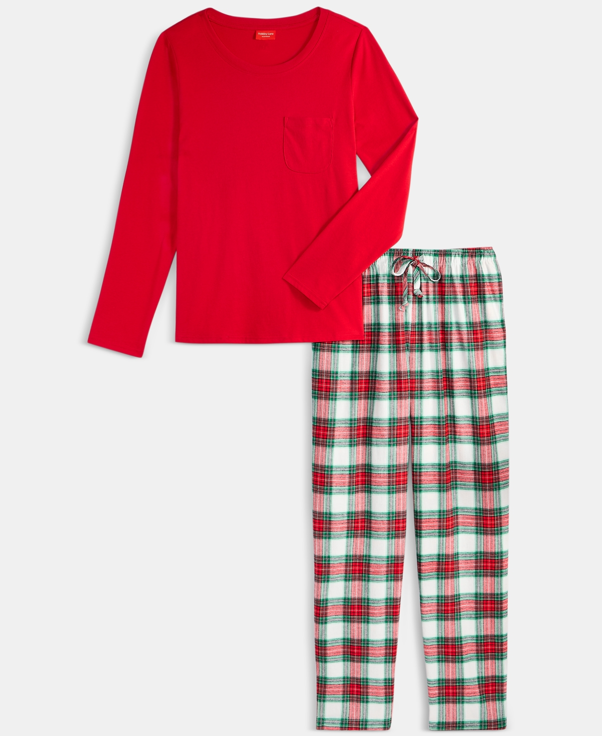 Holiday Lane Big & Tall Merry Plaid Mix It Matching Family Pajamas Set, Created for Macy's