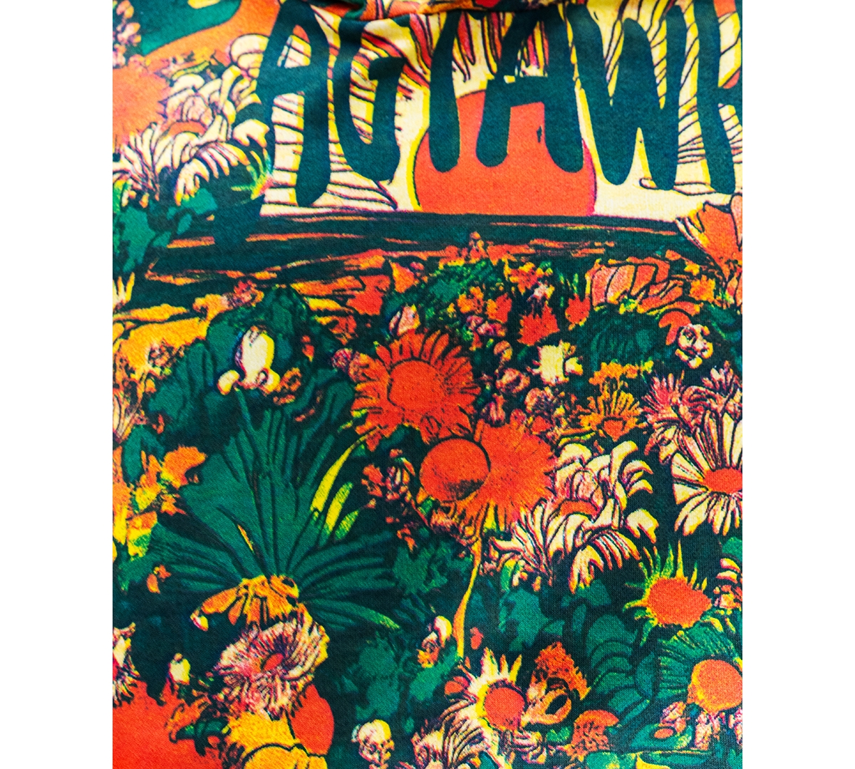All Good Things Are Welcome Here Men's Floral Hoodie In Multi