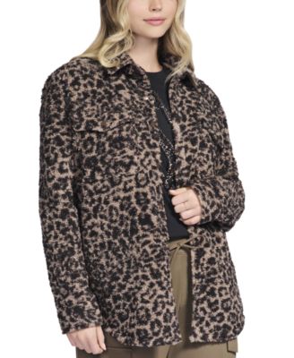 Women's On-The-Go Cheetah Sherpa Shacket
