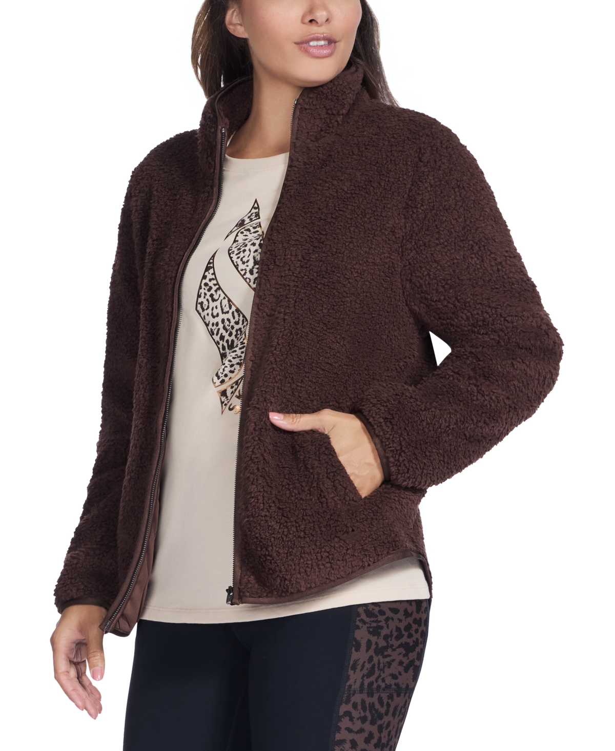 Skechers Women's Oversized Sherpa Jacket