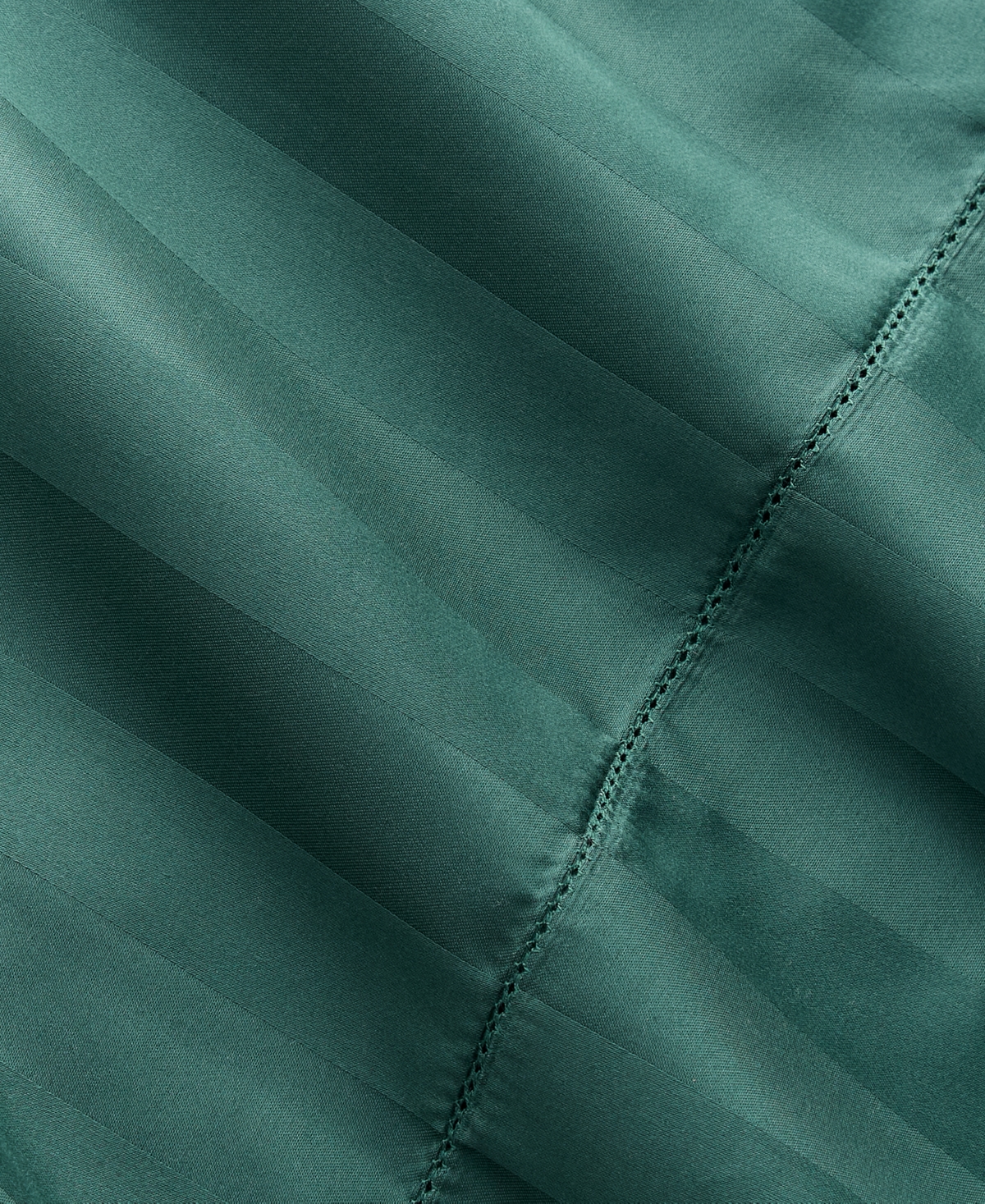 Charter Club 1.5" Stripe 550 Thread Count 100% Cotton Pillowcase Pair, King, Exclusively At Macy's In Green