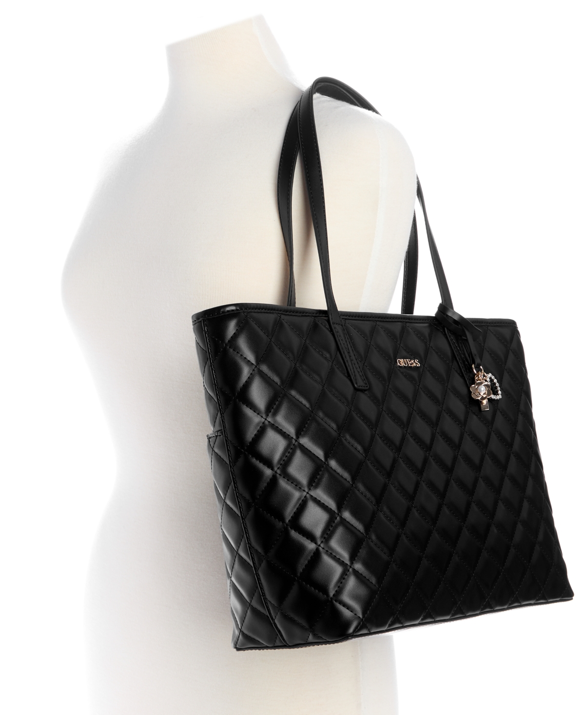 Guess Tinsley Extra Large Quilted Tote Bag