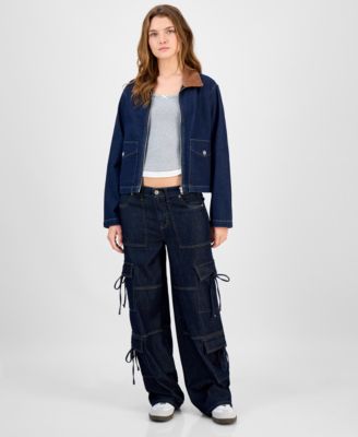 Juniors’ Long-Sleeve Barn Jacket 