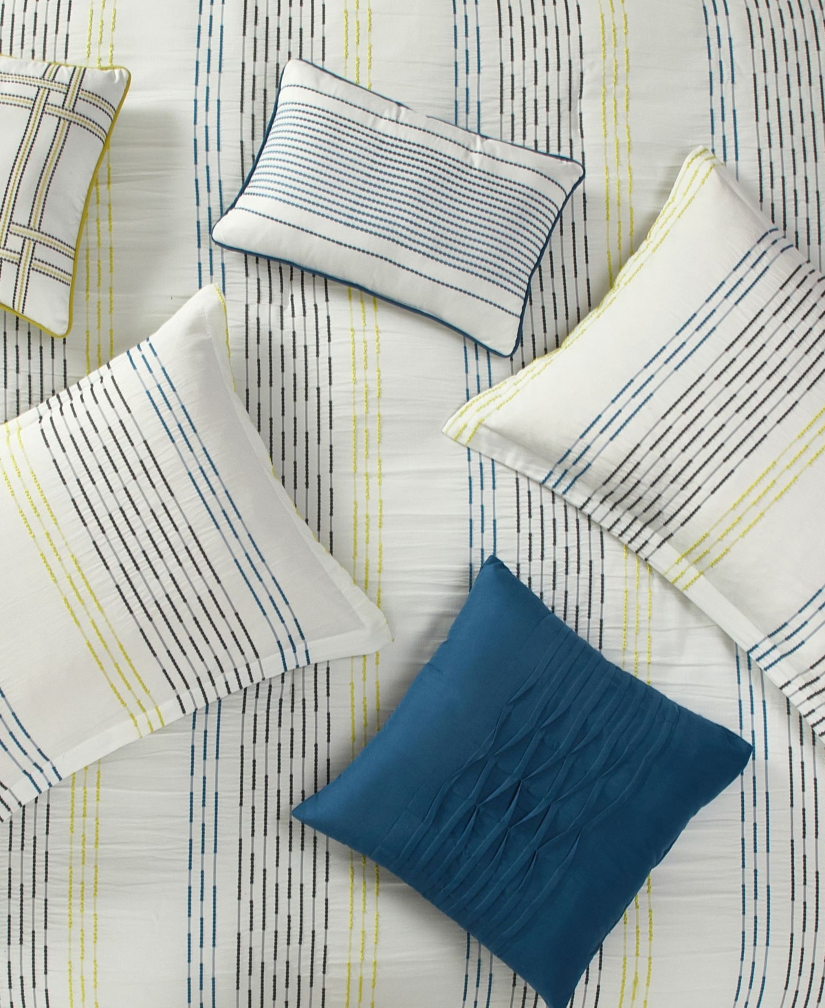 Stratford Park Merida Stripes 7-pc. Comforter Set, King In Multi