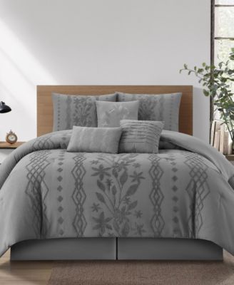Stratford Park Lexia Leaves 7-Pc. Comforter Set, Queen