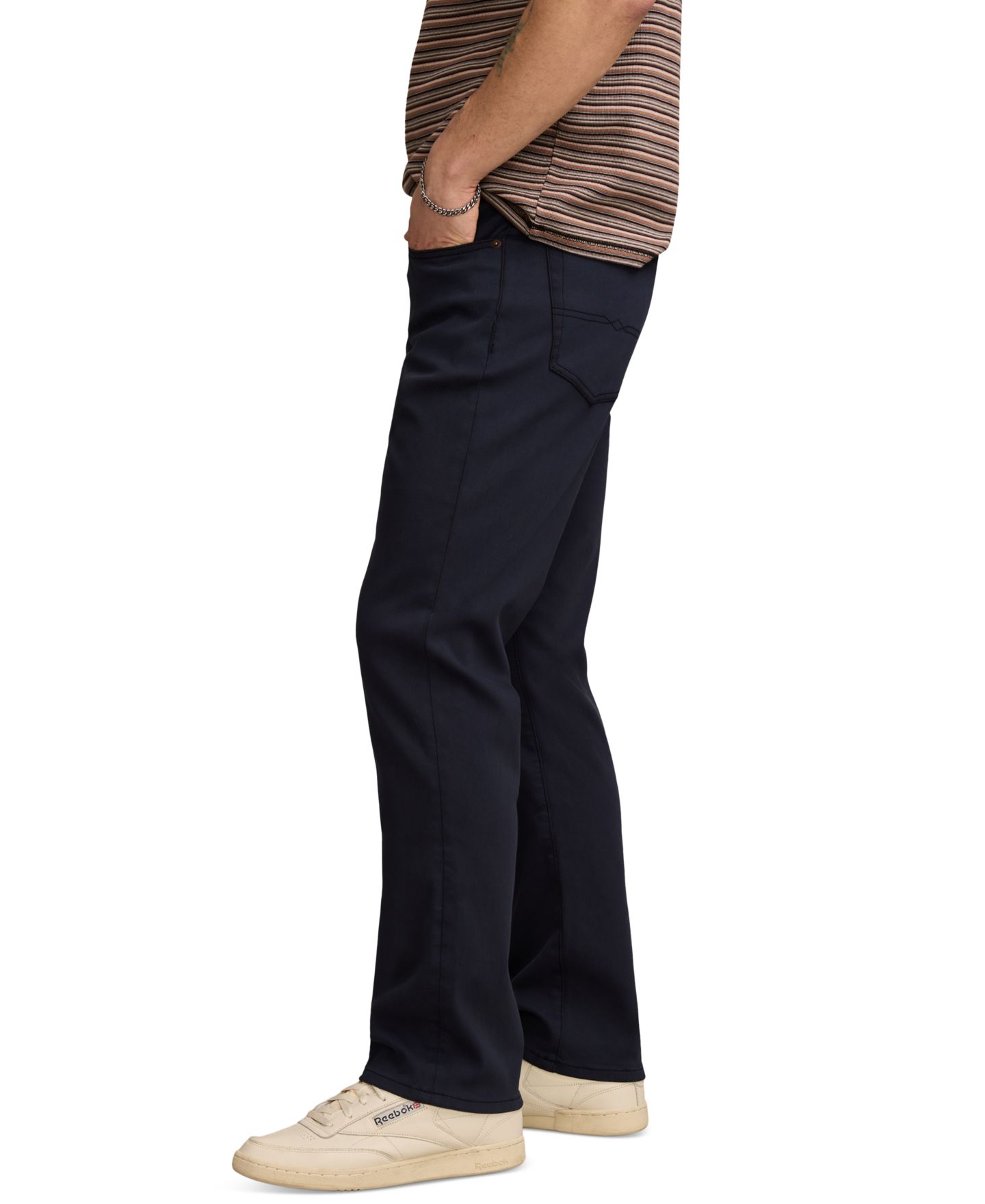 Мужские джинсы Lucky Brand 410 Athletic Fit Straight Daytripper, цвет: Тёмно-синий — фото 3