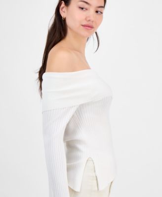 Juniors' Marilyn Off-The-Shoulder Top