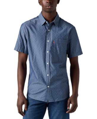 Men's Classic 1 Pocket Short Sleeve Regular Fit Shirt