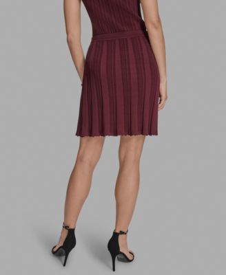 Women's Textured-Knit Mini Skirt