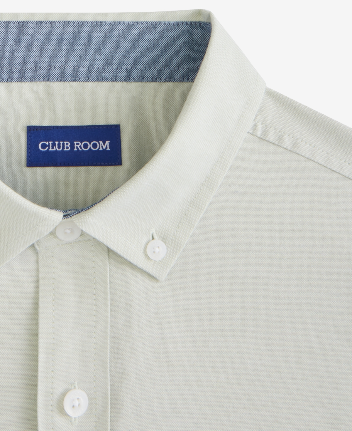 Club Room Men's Short Sleeve Button-down Oxford Shirt, Created For Macy's In Green