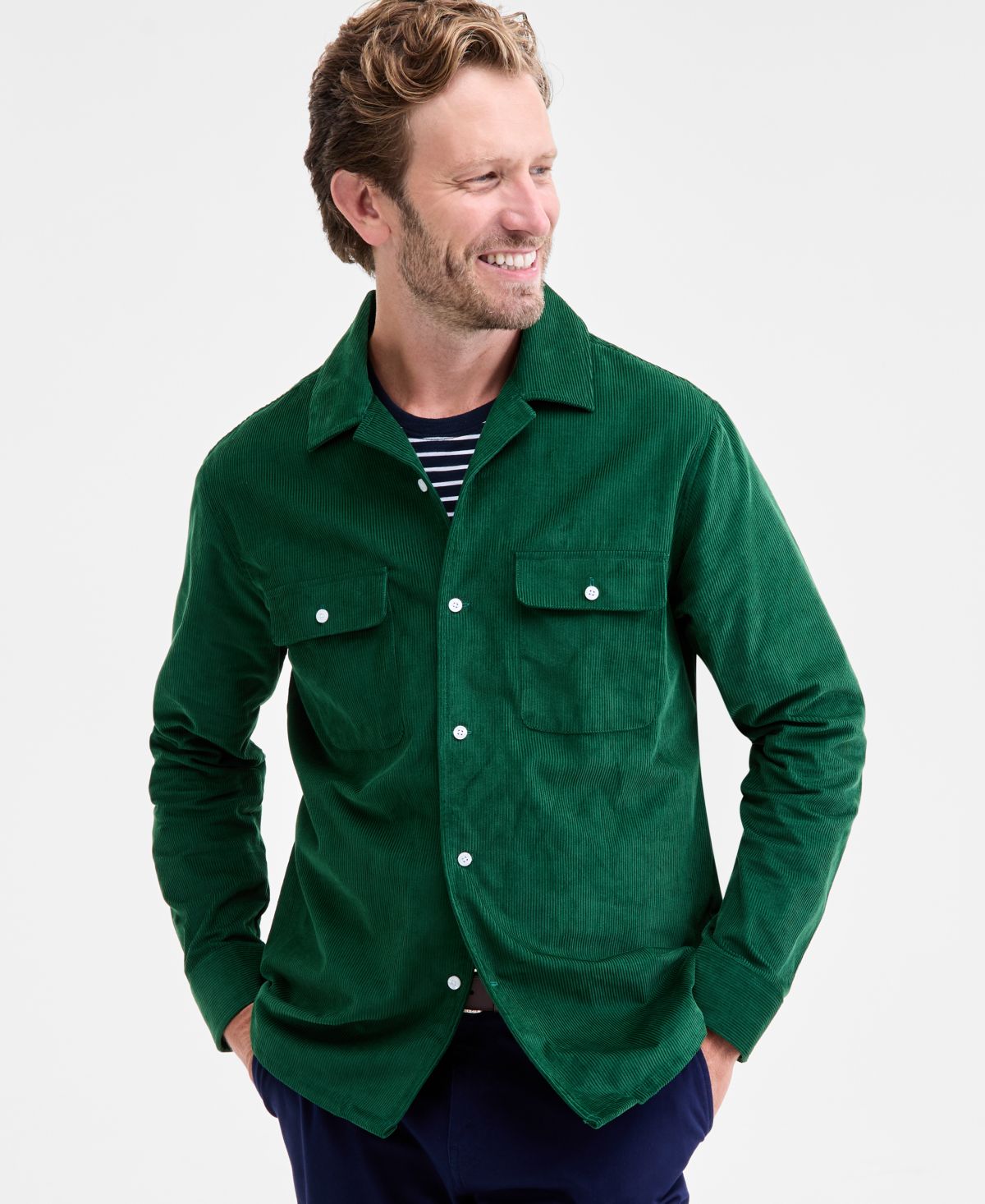 Мужская вельветовая куртка-рубашка, эксклюзивная модель Macy's