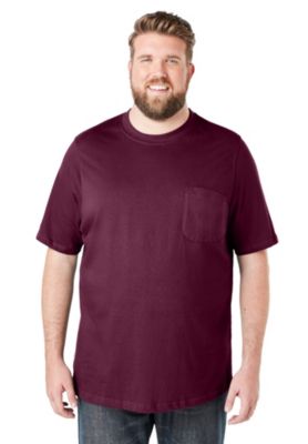 Big & Tall by KingSize Heavyweight Pocket Crewneck T-Shirt