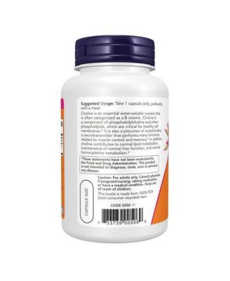 Choline ,300 mg ,100 Veg Capsules