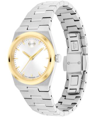 Women's Bold Quest Swiss Quartz Two Tone Stainless Steel Watch, 28mm