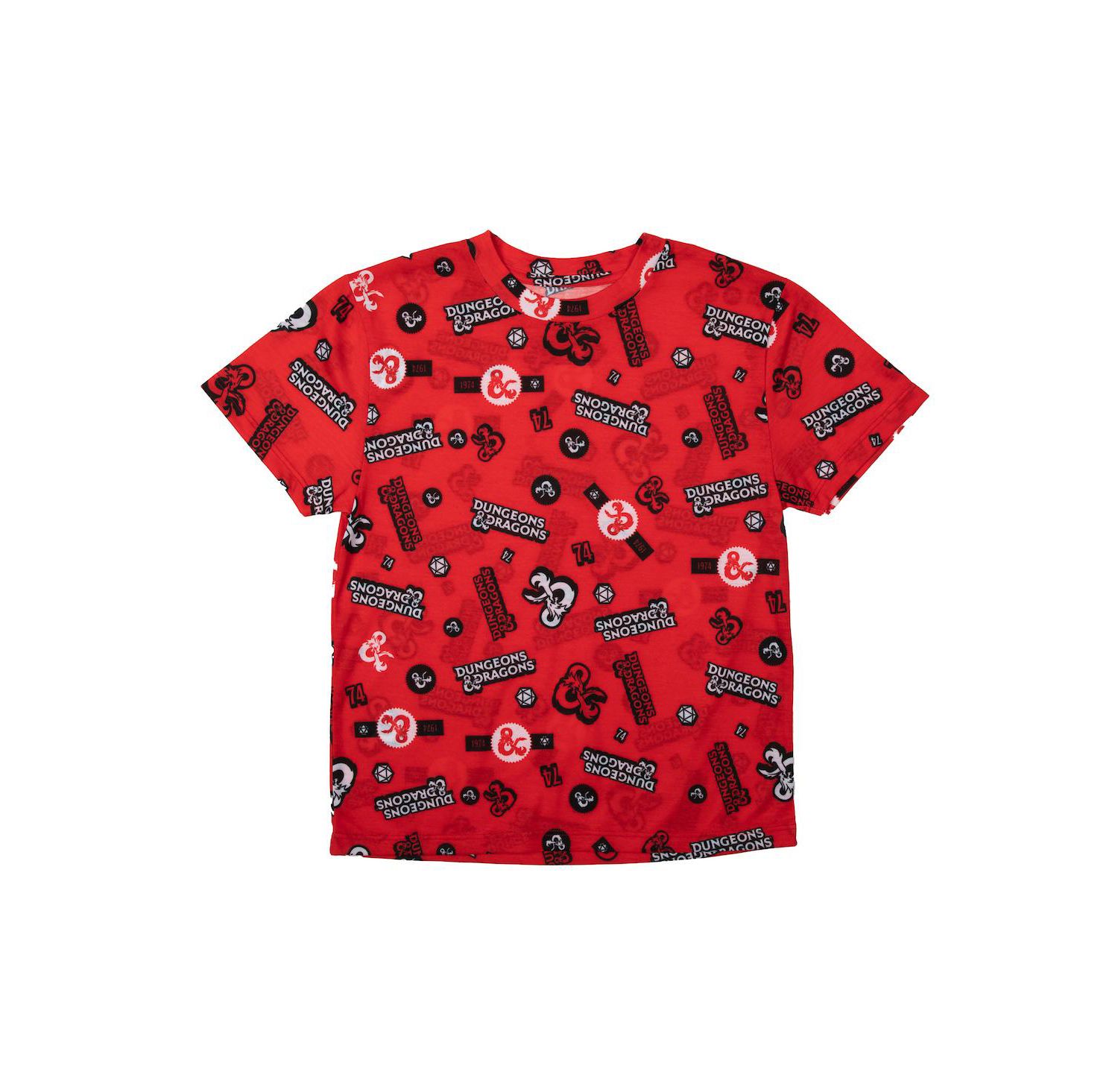 Dungeons and Dragons Youth Boys 4- Pack Tees-Large