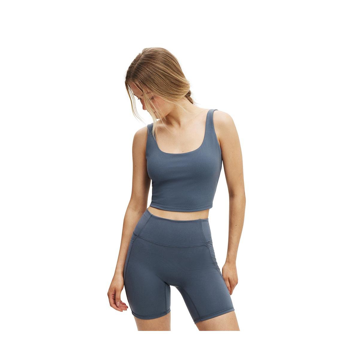Women's Active Ultra Soft Scoop Tank - Folkstone grey