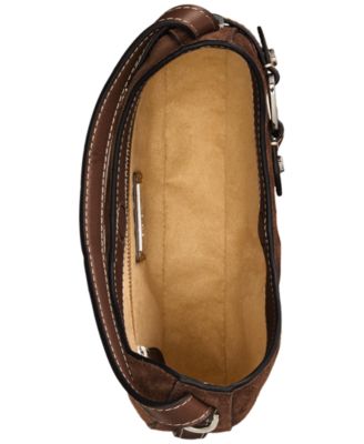 Mini Suede Tasha Crossbody Bag