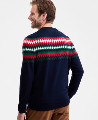 Men's Pattern Merino Sweater, Macy's Exclusive