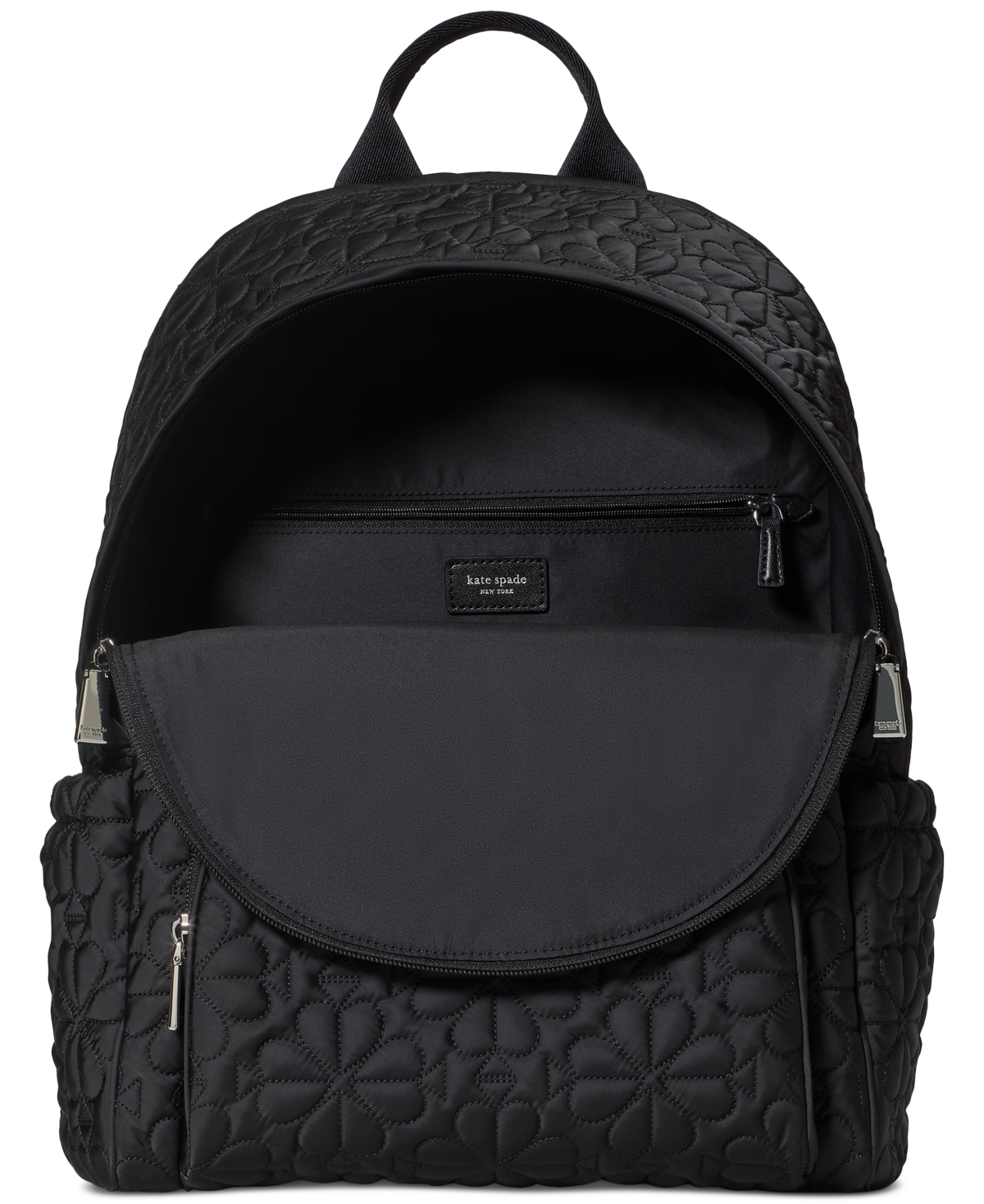 Kate Spade New York Large Tilly Quilted Backpack In Black
