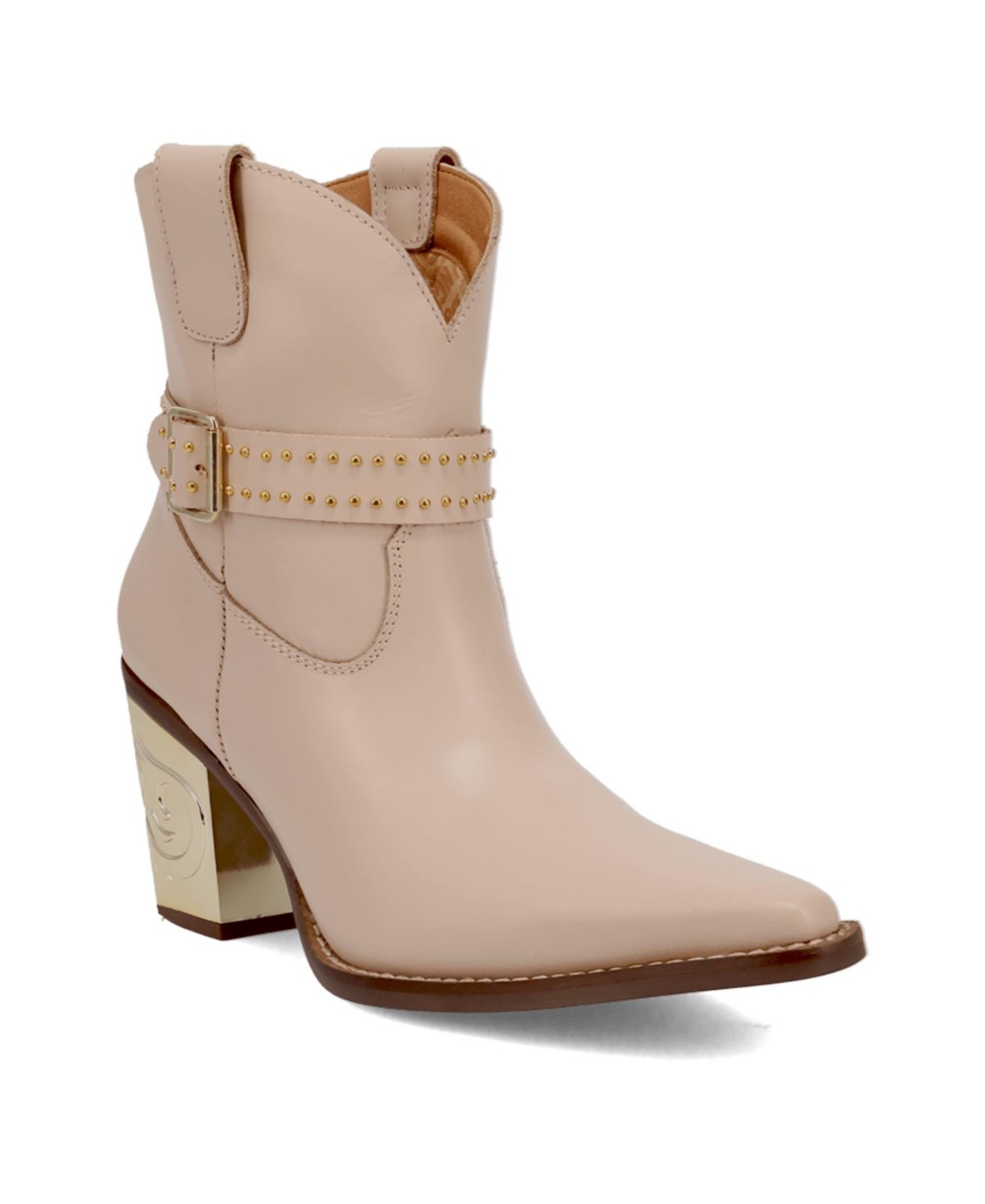 Women's Milano Leather Bootie - White