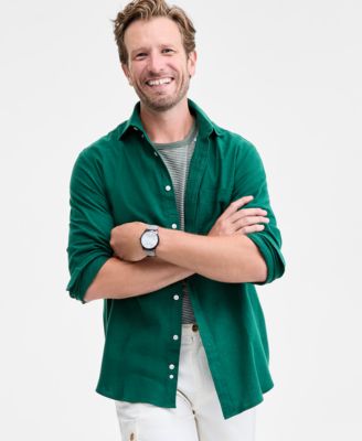 Men's Regular-Fit Flannel Shirt, Created for Macy's