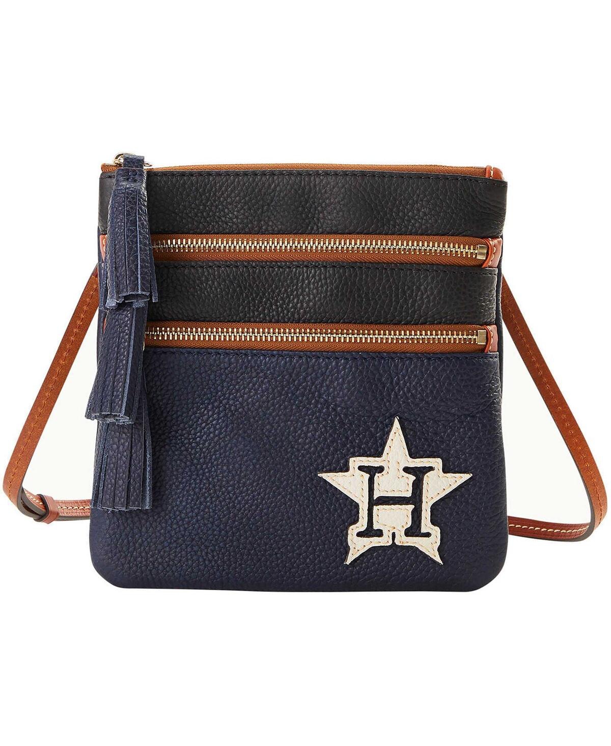 Dooney Bourke Houston Astros Infield Triple Zip Crossbody Purse