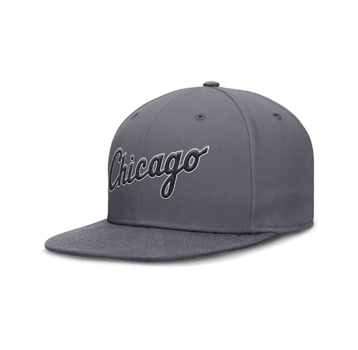 Men's Gray Chicago White Sox Performance True Fitted Hat