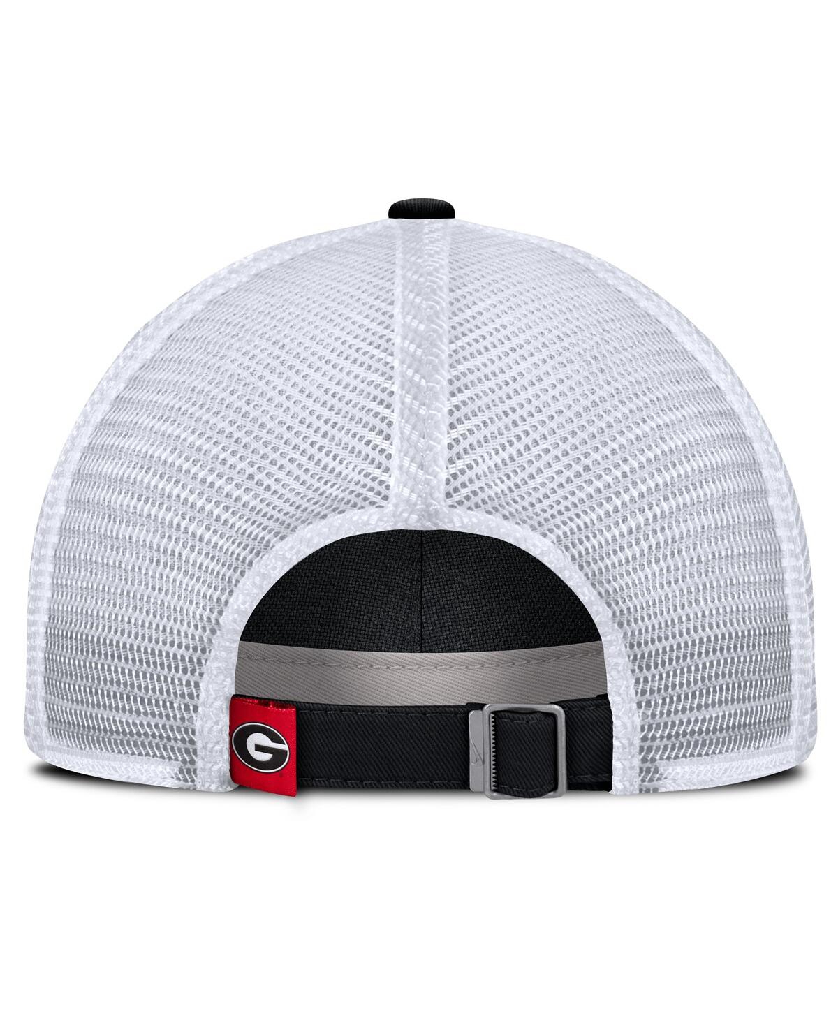 Nike Men's Black Georgia Bulldogs 2025 Gameday On-field Club Adjustable Trucker Hat In Black