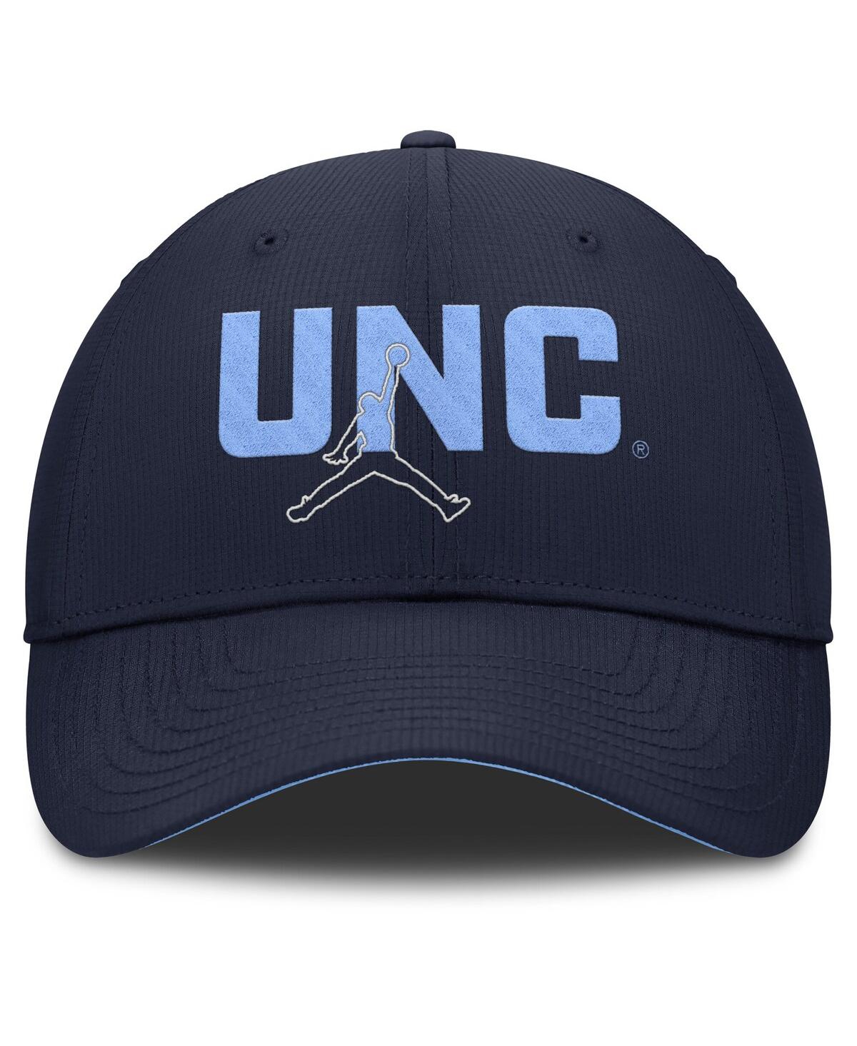 Jordan Men's Navy North Carolina Tar Heels Club Prep Performance Adjustable Hat In Blue