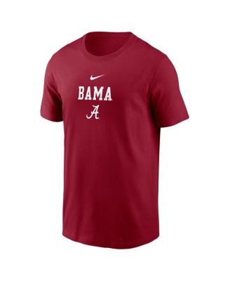Men's Crimson Alabama Crimson Tide 2-Hit Stacked T-Shirt