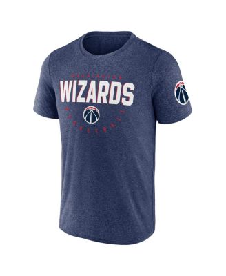 Men's Heather Navy Washington Wizards Block Practice Performance T-Shirt